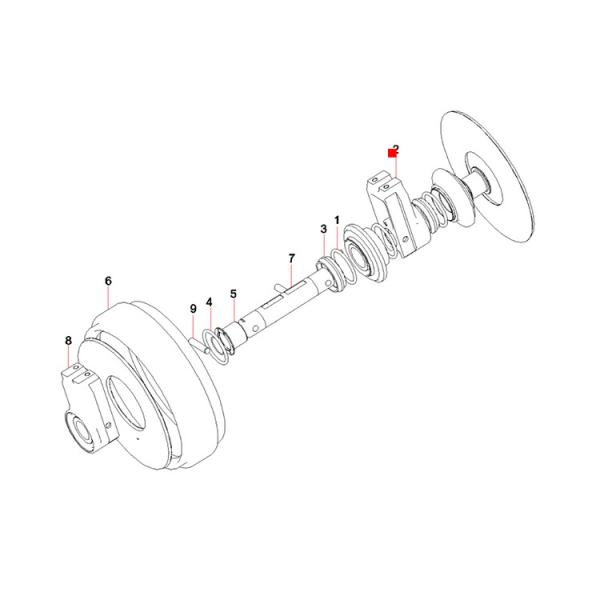 11744341 Excavator Parts Idler Roller SWY190A For SANY Excavator