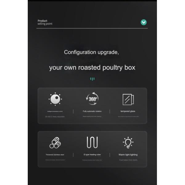Commercial Gas Chicken Fish Duck Oven Chicken Grill Machine Gas Rotisserie Oven