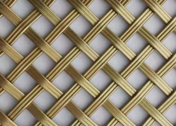 Pantalla de malla de alambre tejido de 1 mm de latón antiguo