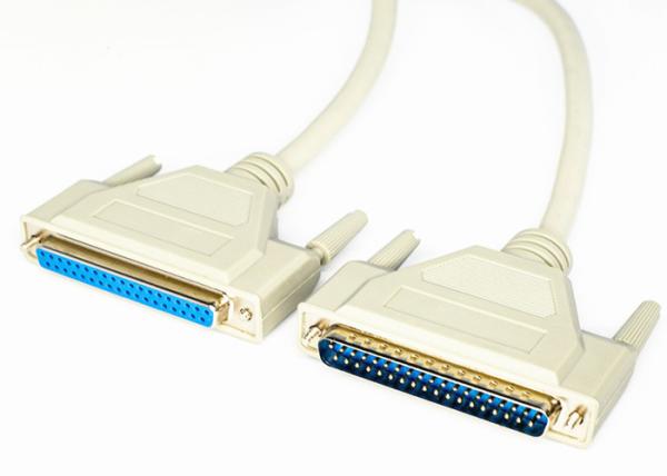 Flexible Parallel Printer Cable Tinned Copper Wire ABS Assembly Molding Type