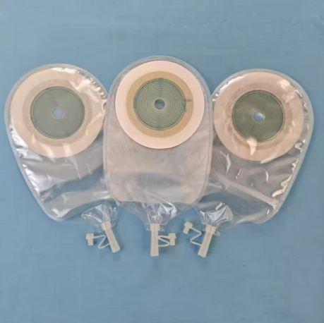 Anti-reflux One Piece Urine Collection Drainage Stoma Pocket Ostomy Pouch Set Ostomy Bag Urostomy Bag