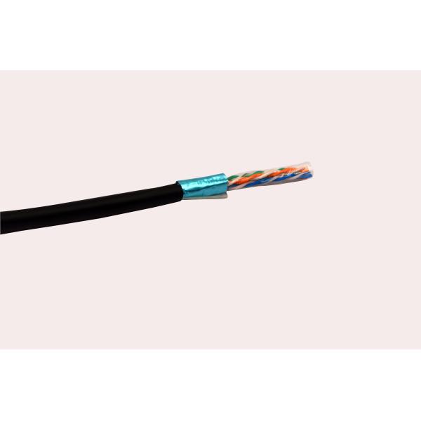 High Speed FTP Cat5e Cable , Plenum Ethernet Lan Cable 24AWG ETL UL Approved