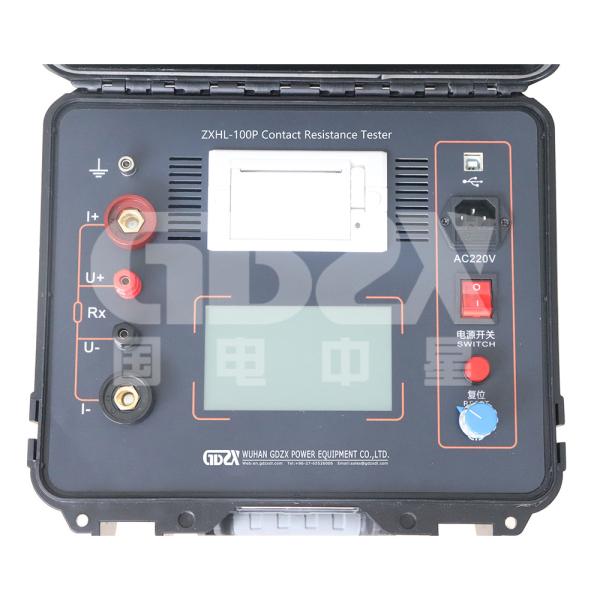 ZXHL-100P DC 100A Контактный счетчик сопротивления непрерывно выходящий высокий ток с принтером