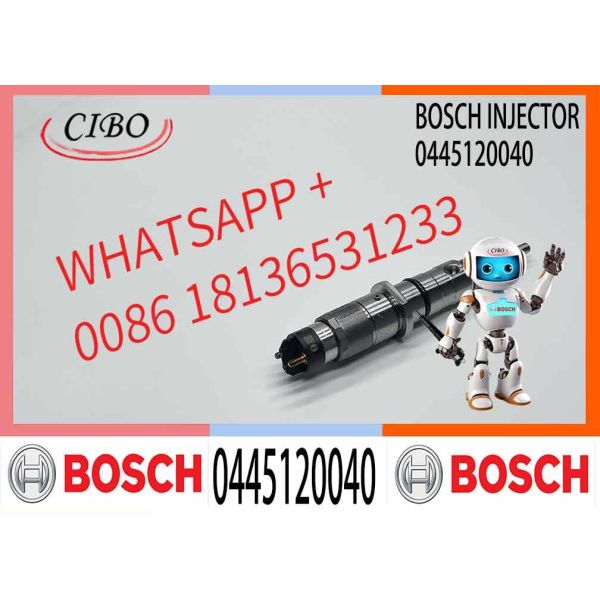 Factory New Diesel Engine Fuel Injector Assembly 65.10401-7001C 0445120040 0445 120 040 0 445 120 040 with More Models