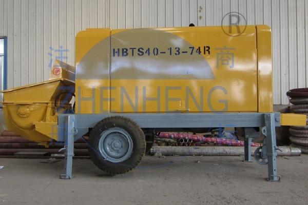 40m3 Hydraulic Diesel Concrete Pump Machine Wear Resistant 50 / 100m Conveyor Pipe