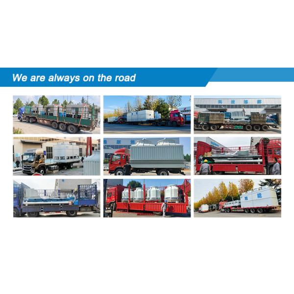 FRP Pvc Film Fill Round Shape Counter Flow Water Cooling Tower with Low Noise and Easy Operation