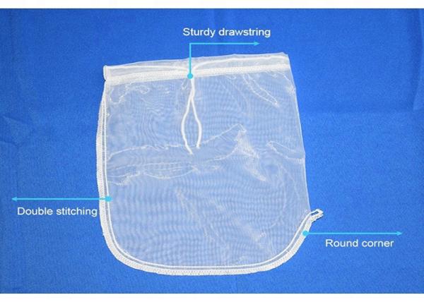 Food Grade 12*12 Inch Nylon Mesh Filter Bags For Nut Milk And Liquid Filtering
