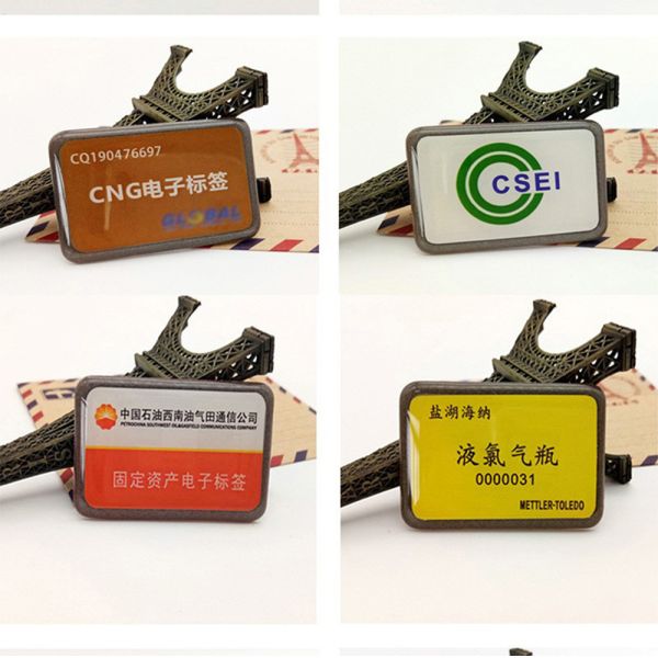 13.56MHz ISO 15693 Soft Epoxy on-Metal RFID Tag for Gas Cylinder Management