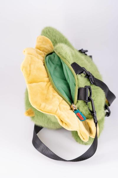 OEM ODM Plush Backpack Dinosaur Image With Adjustable Shoulder Strap
