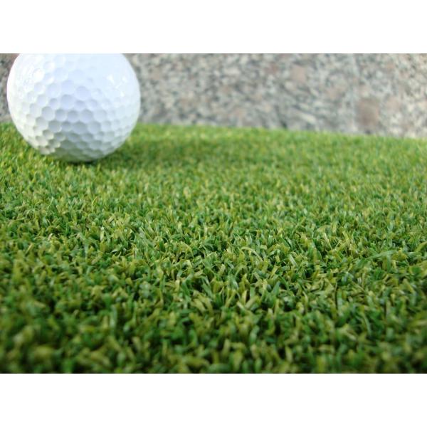 Monofil Artificial Golf Grass / Gateball Basketball Golf Synthetic Grass Good Elasticity