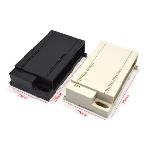 Cercos plásticos pretos do trilho do ruído do PLC 179*100*48mm para o alojamento