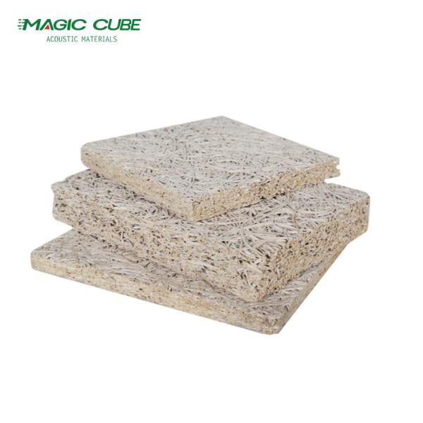 Master Acoustic Board Ceiling Panel 4 X 8 20mm Thickness Wood Wool Cement for Disco Design