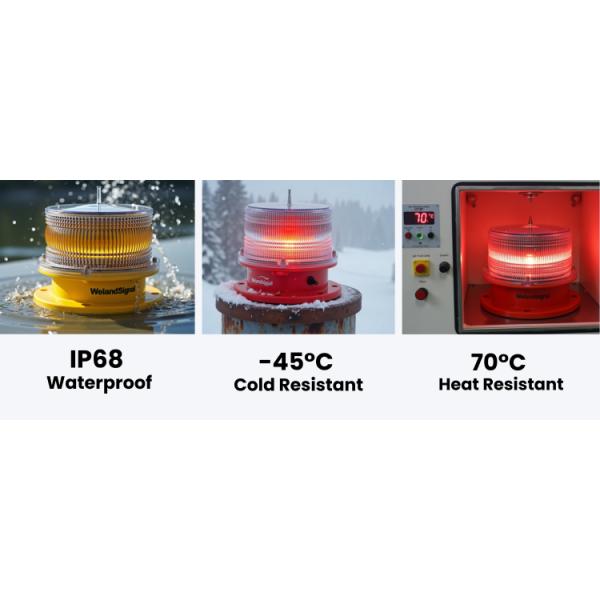 NFS1803P IALA Solar Marine Navigation Lantern Innovative and Durable Solution for Maritime Navigation