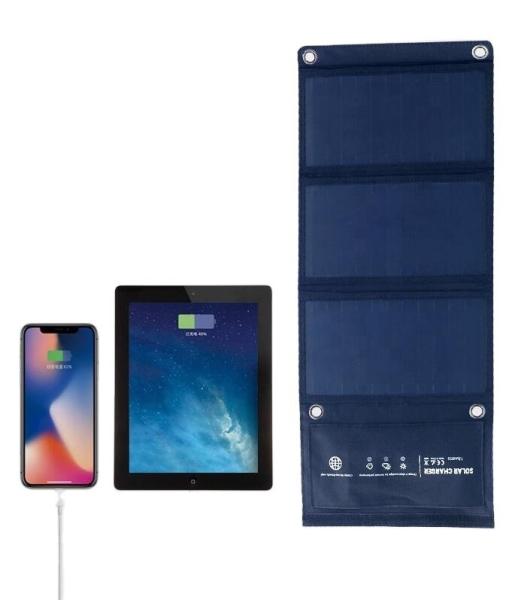 Portable 21W Foldable Solar Panel Charger For Mobile Phones DC USB Output 670*270*20mm