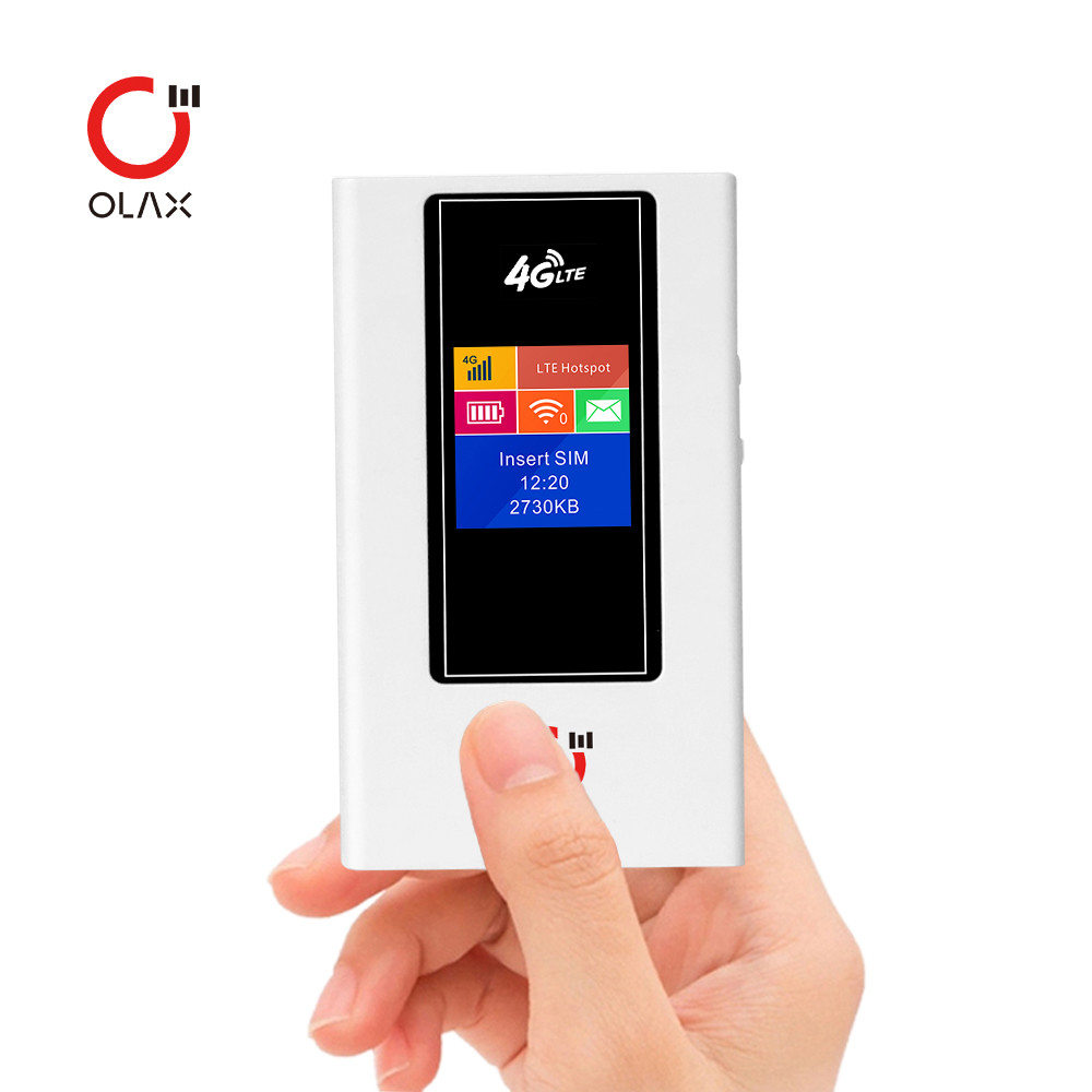 Маршрутизатор Wifi кармана батареи маршрутизатора 2100mAh Olax MF981VS 4G портативный Wifi