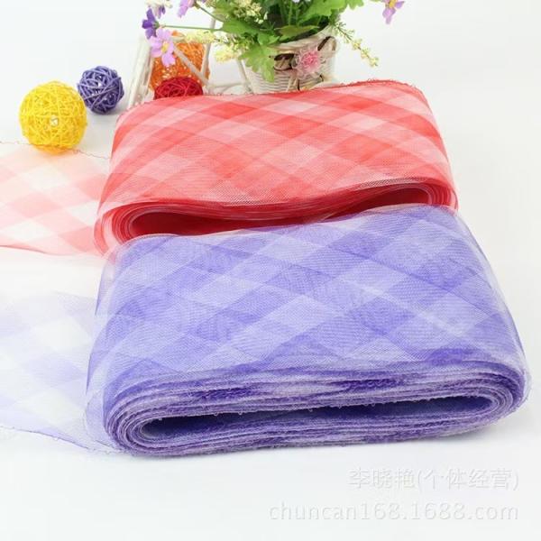 16cm Malha Plain Crinoline Millinery Supplies Decoração de chapéu Para DHL Shipping