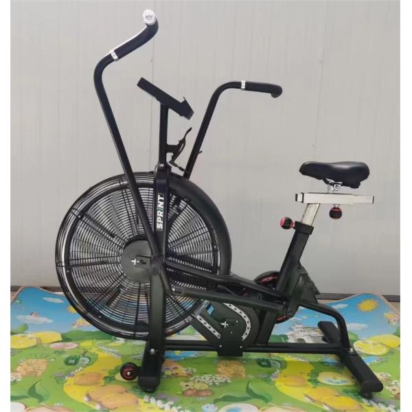 Professional Commercial Grade Air Bike Indoor Cardio Fitness Machine For Full Body Endurance Training Station