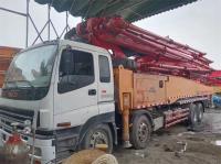 Pompe concrète utilisée à télécommande Putzmeister 42m de remorque de Hbc