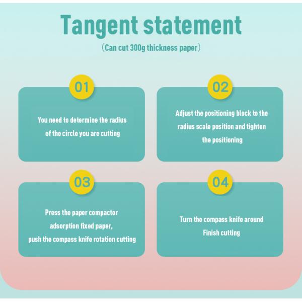 Manuel à compas rotatif couteau fillet coupeur de papier ronde couteau utilitaire outil de coupe pour bricolage