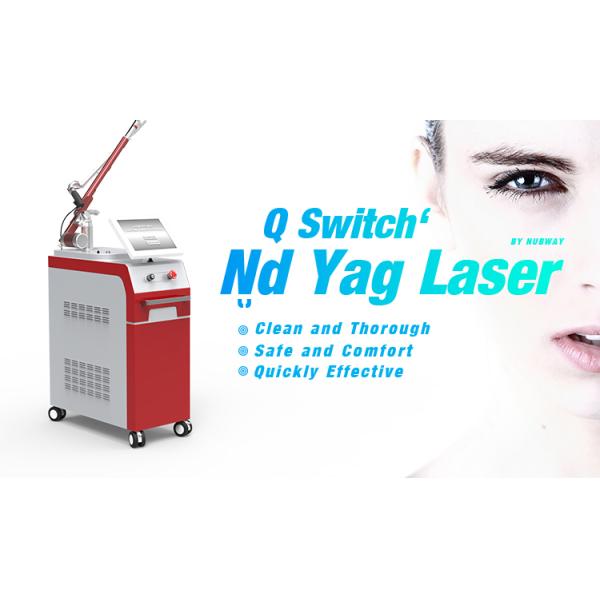 Professional Q Switch ND YAG Laser Tattoo Removal / Laser Tattoo Cleaning Machine / q-switched laser price