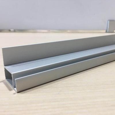 U Shaped Solar Frames Aluminum Extrusions Easy To Clean And Maintain
