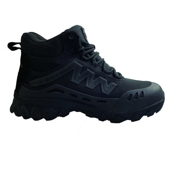 Breathable Mesh Fabric PU Rubber Outdoor Shoes with Waterproofing Function Outdoor Shoes