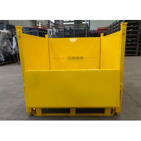 Jaula euro de la plataforma de las estanterías de secado vacías reutilizables del metal plegable