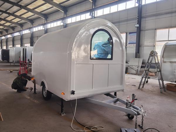 Multi Function Outdoor Mobile Food Trailer For Street BBQ Or Fast Food