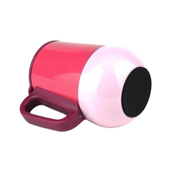 Double Wall 304 Stainless Steel Tea Mug  Hand Grip For Climbing Camping