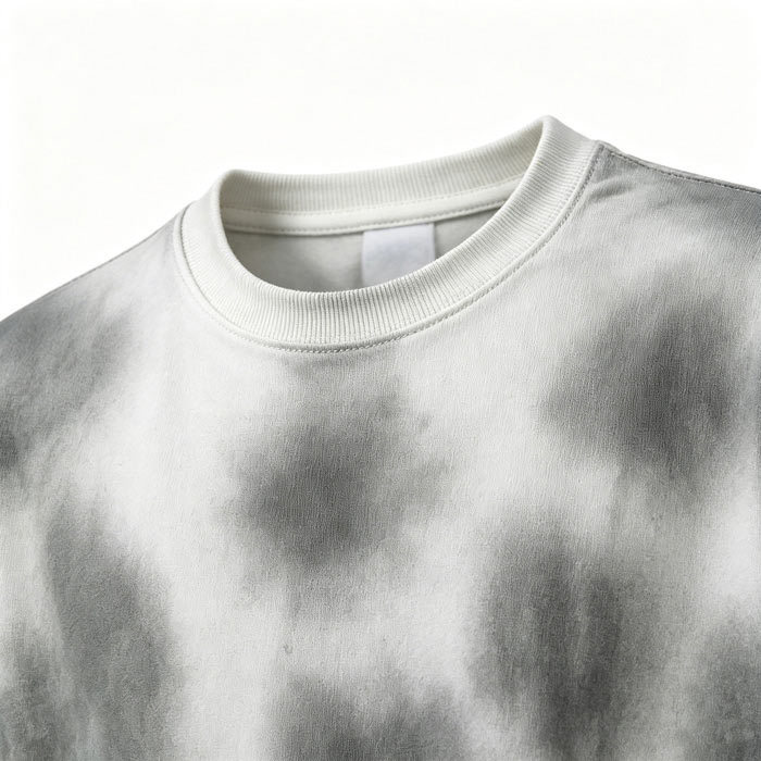 255GSM Raw Edge T Shirt Horse Wash Distressed Vintage Tee Grunge