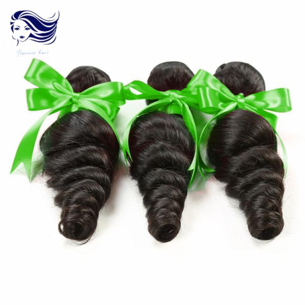 Double Weft Virgin Indian Hair Extensions For Thin Hair Shedding Free