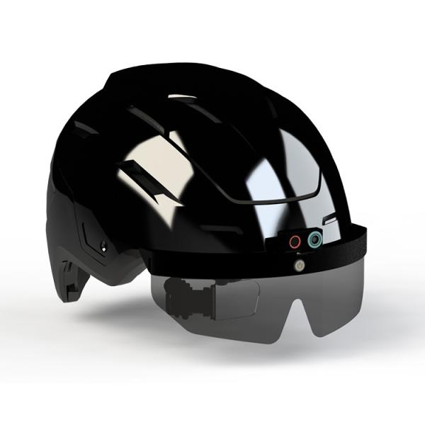 Face Recognition Thermometer Smart Temperature Measuring Helmet