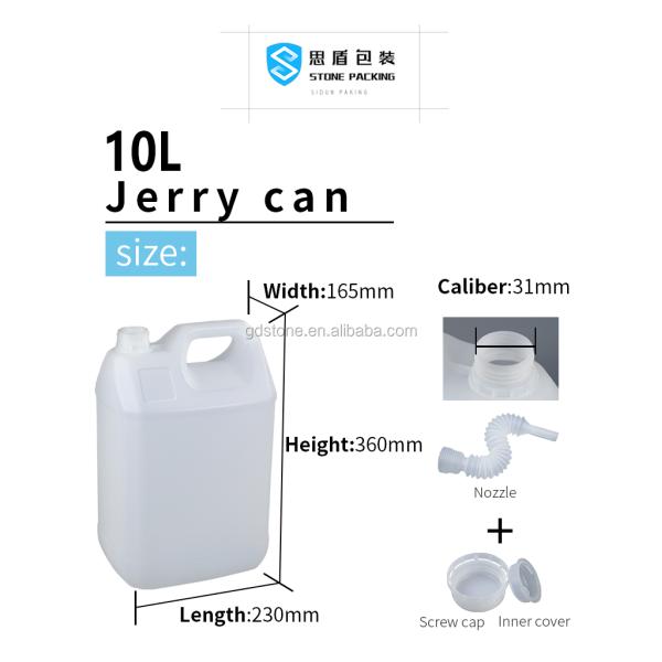 Sidun 10 Liter Plastic Bottle With Handle 230*165*360mm 300g