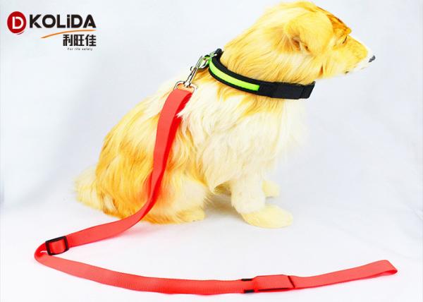 Flashing LED Light Up Dog Leash Extra Long Dog Leash With CR2032