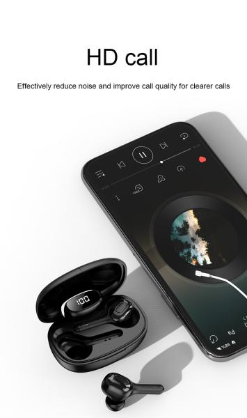 Hot On Amazon Wireless Stereo Headphone With Charging Case Earburds BT 5.0 Earphone OEM