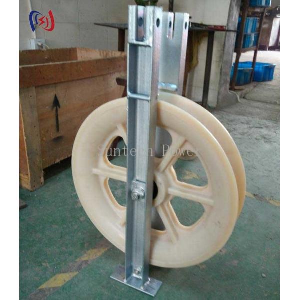 Polea de tendido de cable OPGW de 20KN-50KN, bloques de tendido de conductores