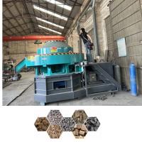 Máquina hexagonal de briquetagem de biomassa 1000-5000 kg/h Capacidade
