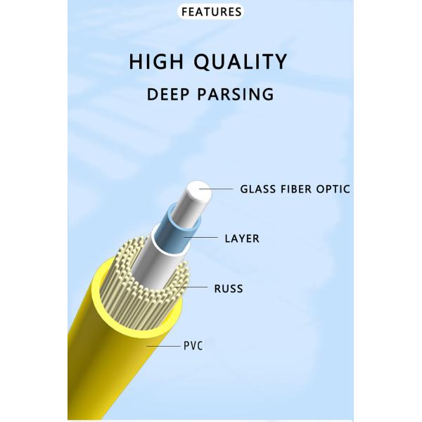 LC/FC/SC/ST Fiber Optic Jumper , Branch Optical Fiber Patch Cor for Data Center