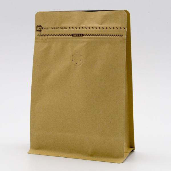 125g 180g 200g 250g 500g 1000g Custom Aluminum Foil Flat Bottom Coffee Bag With Air Valve