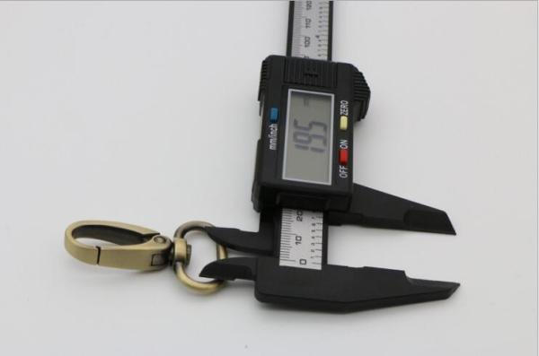 OEM high polishing various color zinc alloy 19.5 mm metal swivel eye snap hook for dog collar