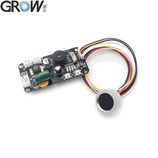 GROW KS220-L+R502-F DC30-75V Fingerprint Control Board 2 Relays Admin/User Funtion Self-Locking/Jog/Ignition Mode