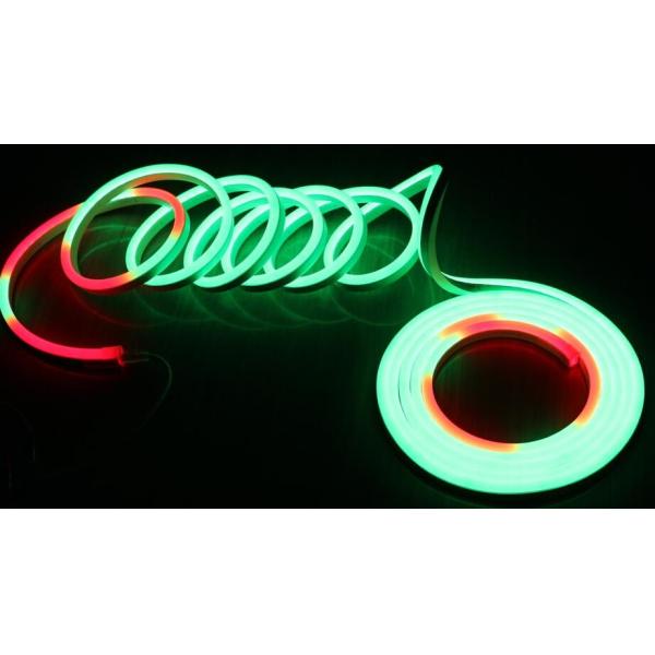 24V плоские WS2811 адресуемые RGB LED неонные гибкие 11x19 мм цифровые неонные канаты