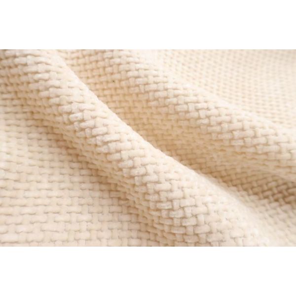 Waffle Weave Chenille Fabric for Upholstery and Home Textile