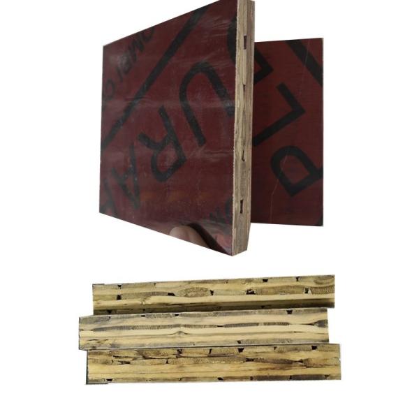 9 Ply 12mm Bamboo Film Faced Plywood For Concrete Construction