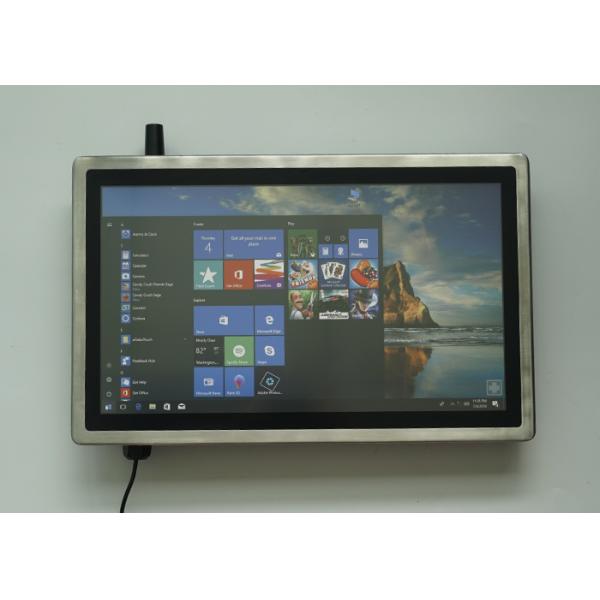 18.5 Inch Waterproof Stainless Steel Panel Outdoor PC 1000 Nit Sunlight Readable