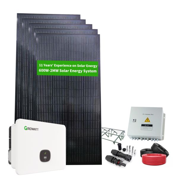 Large Ccommercial Use Factory Direct 20MW 50MW 100MW High Voltage Solar Energy Power Station Complete Solar System