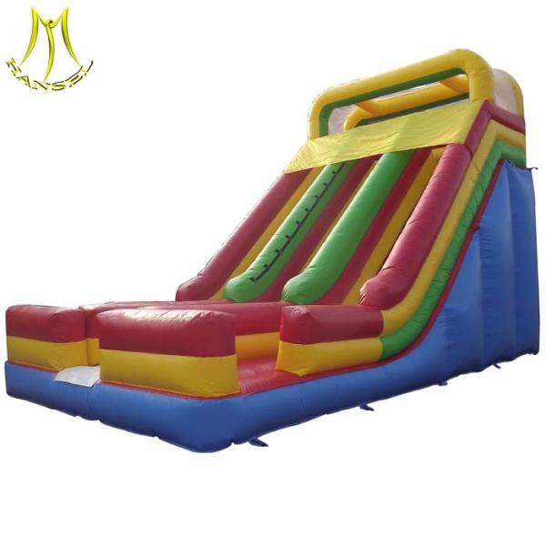 Hansel amusement kids indoor climbing toys slide for inflatable playground