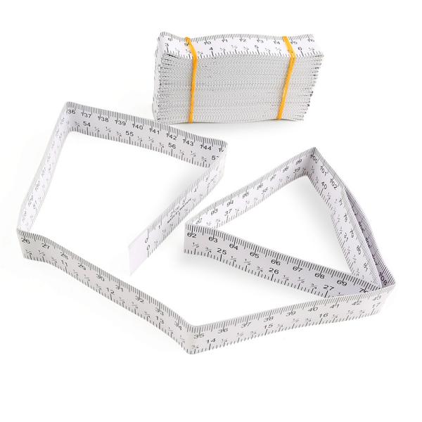 Logotipo personalizado 1,5 M/60 polegadas fita de papel medida de ferida medindo régulas de papel de impressão de cor régula para hospital