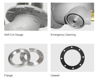 Aluminum Bottom Valves Emergency Valves Spare Parts For Trucks , GETC804AQ-100