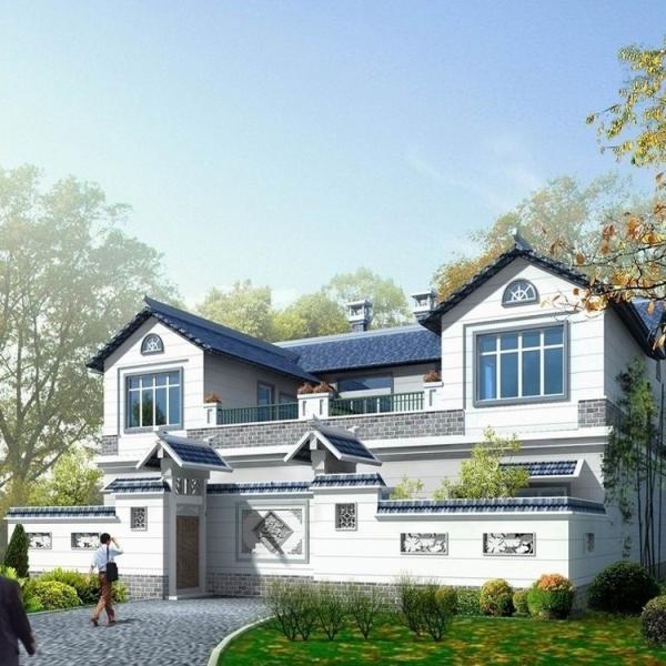 Construction Of Good Appearance Design Light Gauge Steel Frame Prefab House Villa Light Steel Framing Structure